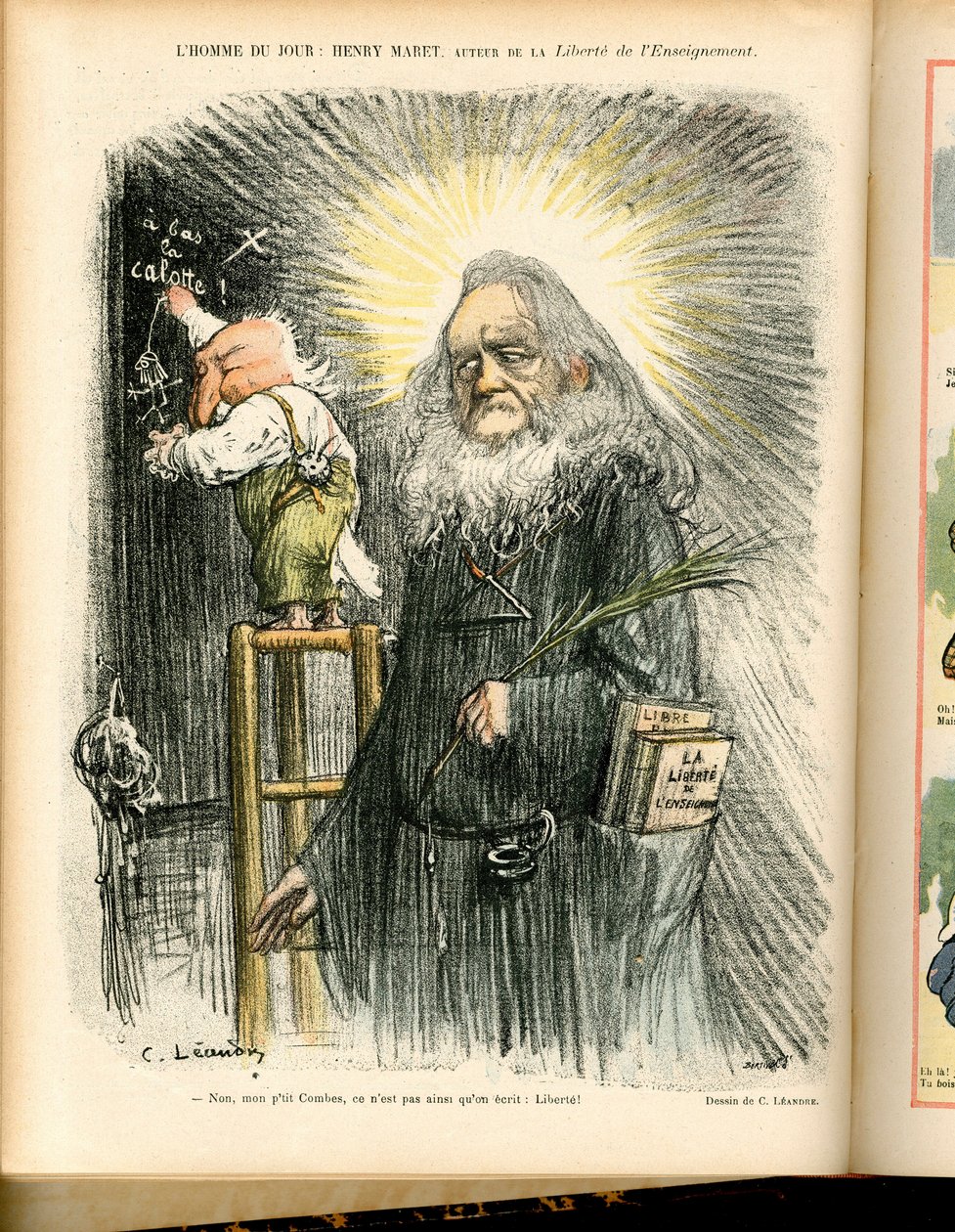 Illustration de Charles Léandre (1862-1934) dans Le Rire, no. 67 - Charles Leandre