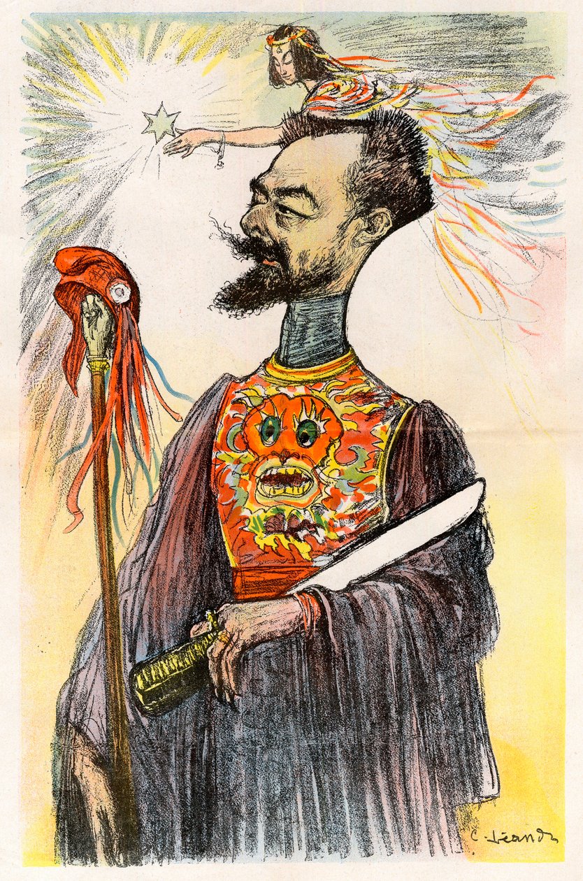 Paul Doumer (1857-1932) - Caricature de Charles Leandre (1862-1934) dans « Le Rire » de 1902 - Charles Leandre
