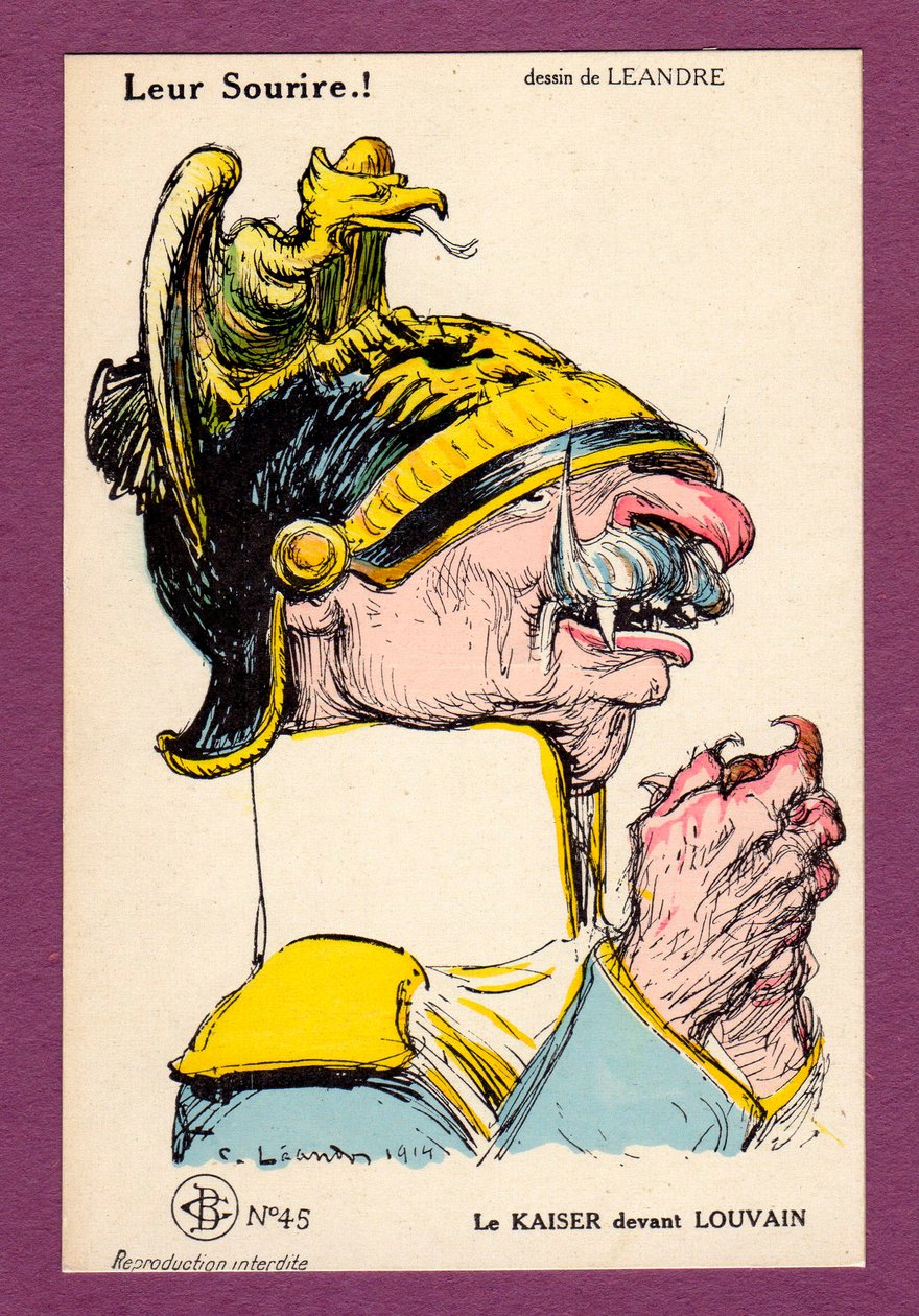 Carte postale, Satirique en Couleurs - Charles Leandre
