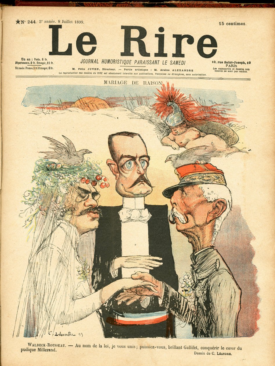 Le Rire, Satirique en Couleurs - Charles Leandre