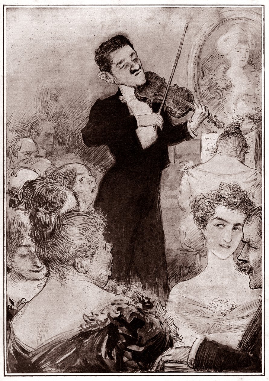 Violoniste jouant lors d