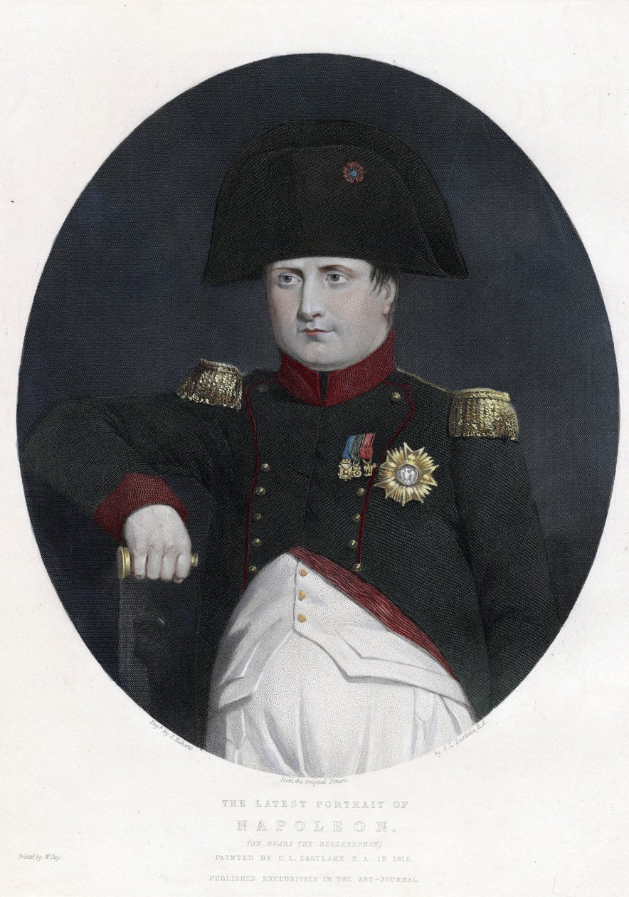 Dernier portrait de Napoléon à bord du Bellerophon - Charles Lock Eastlake