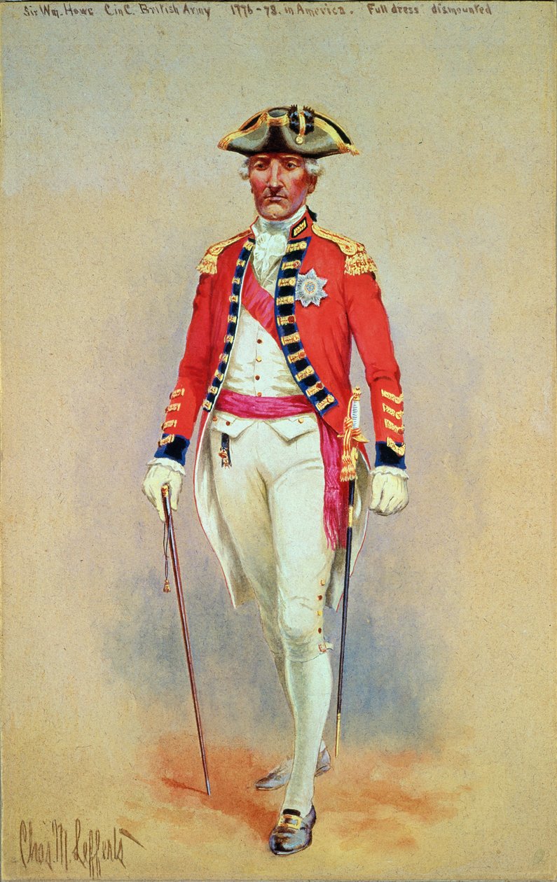 Sir William Howe, commandant en chef de l