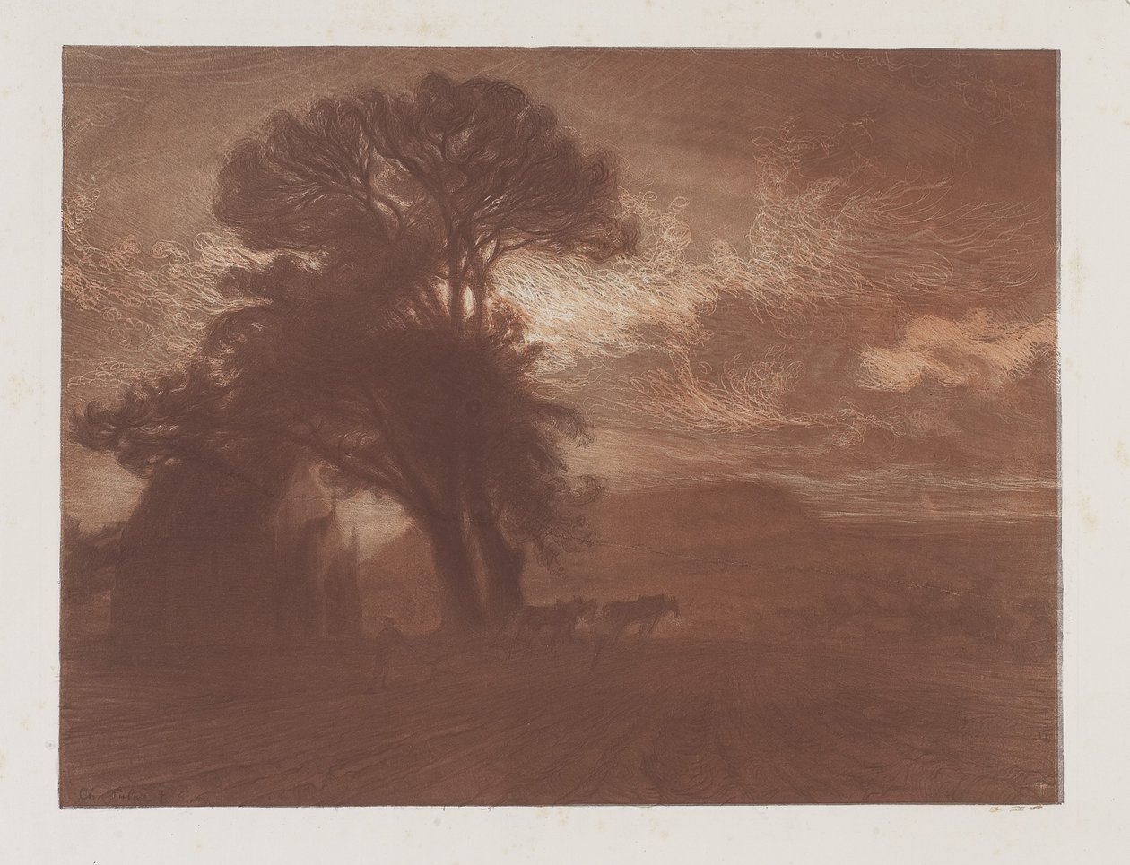 La Chapelle à Minerville, Planche VI des Cantiques des Créatures - Charles Marie Dulac