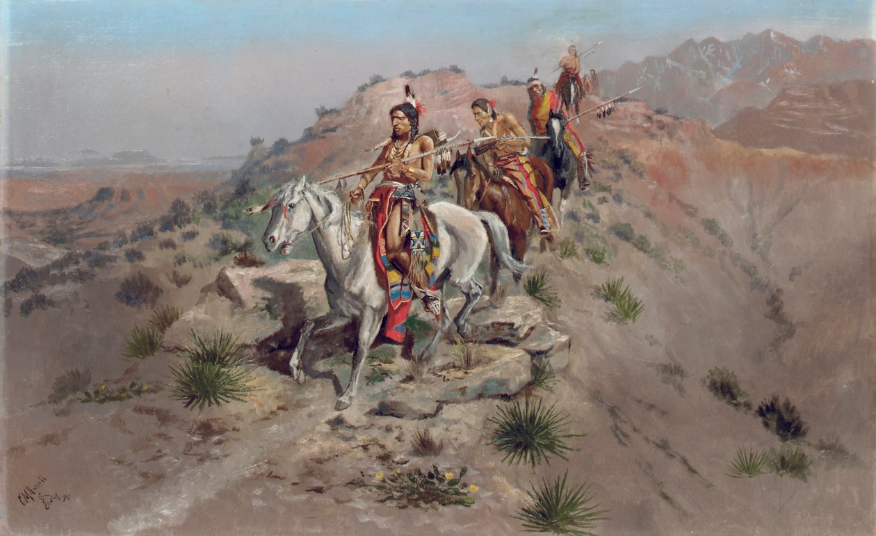Sur le sentier de la guerre - Charles Marion Russell