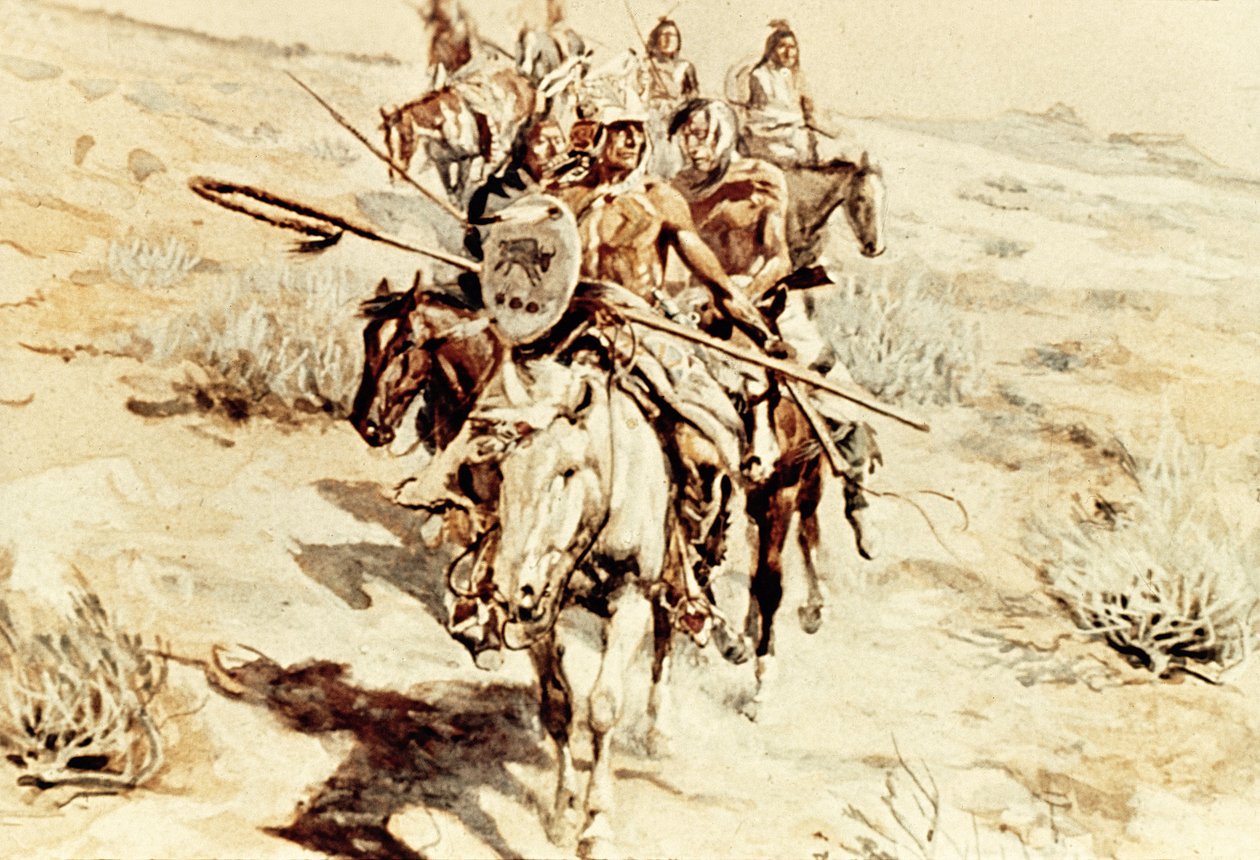 Le retour des guerriers - Charles Marion Russell