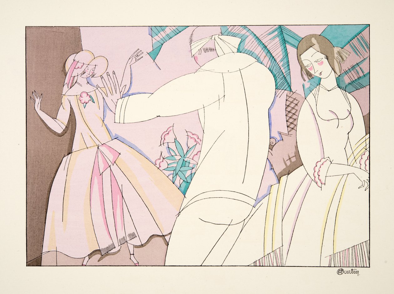 Colin Maillard, de Sports & Divertissements, pub. 1914 - Charles Martin
