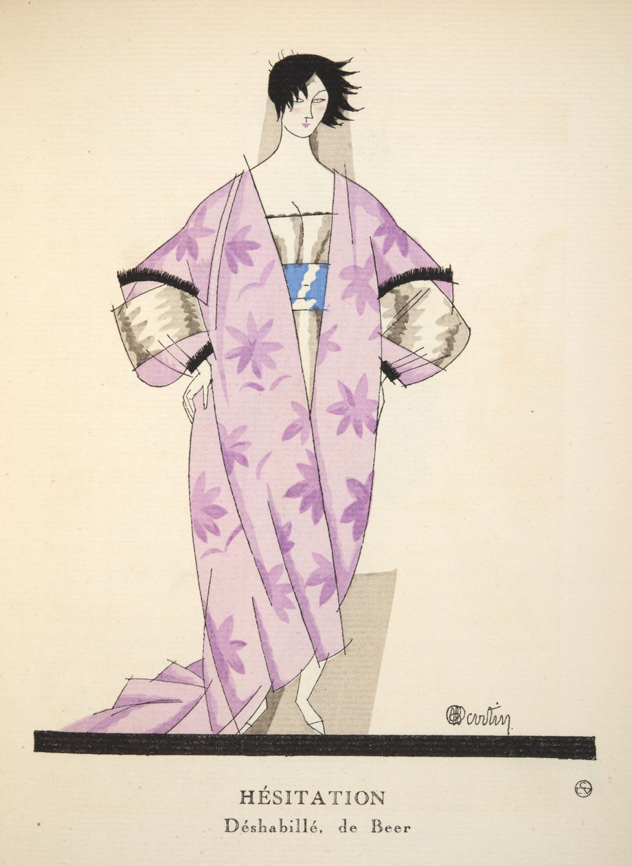 Hésitation de la Gazette de Bon Ton, pub. 1920 - Charles Martin