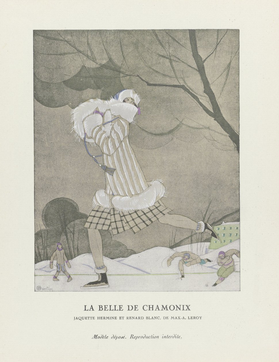 La Belle de Chamonix, pub. 1924 - Charles Martin