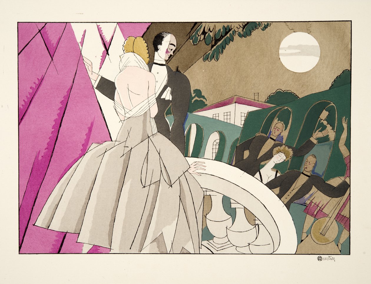 La Mariée, de Sports & Divertissements, pub. 1914 - Charles Martin