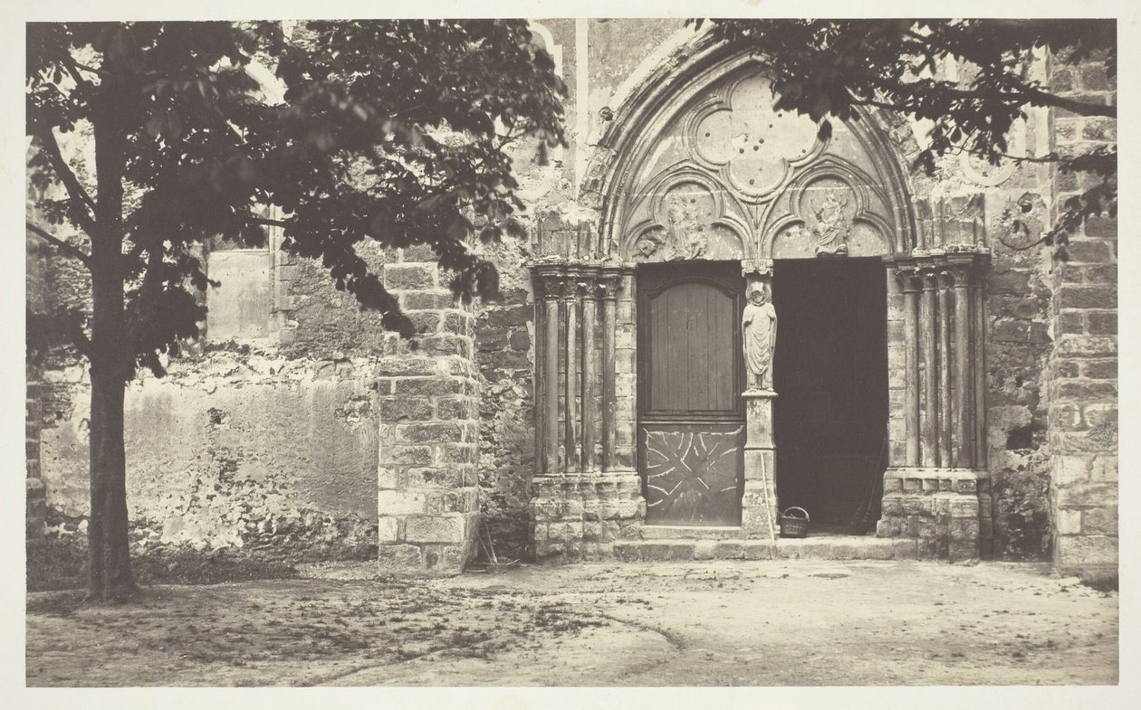 Church of Villeneuve le Comte, Seine-et-Marne (Eglise de Villeneuve le Comte, Seine-et-Marne) - Charles Marville
