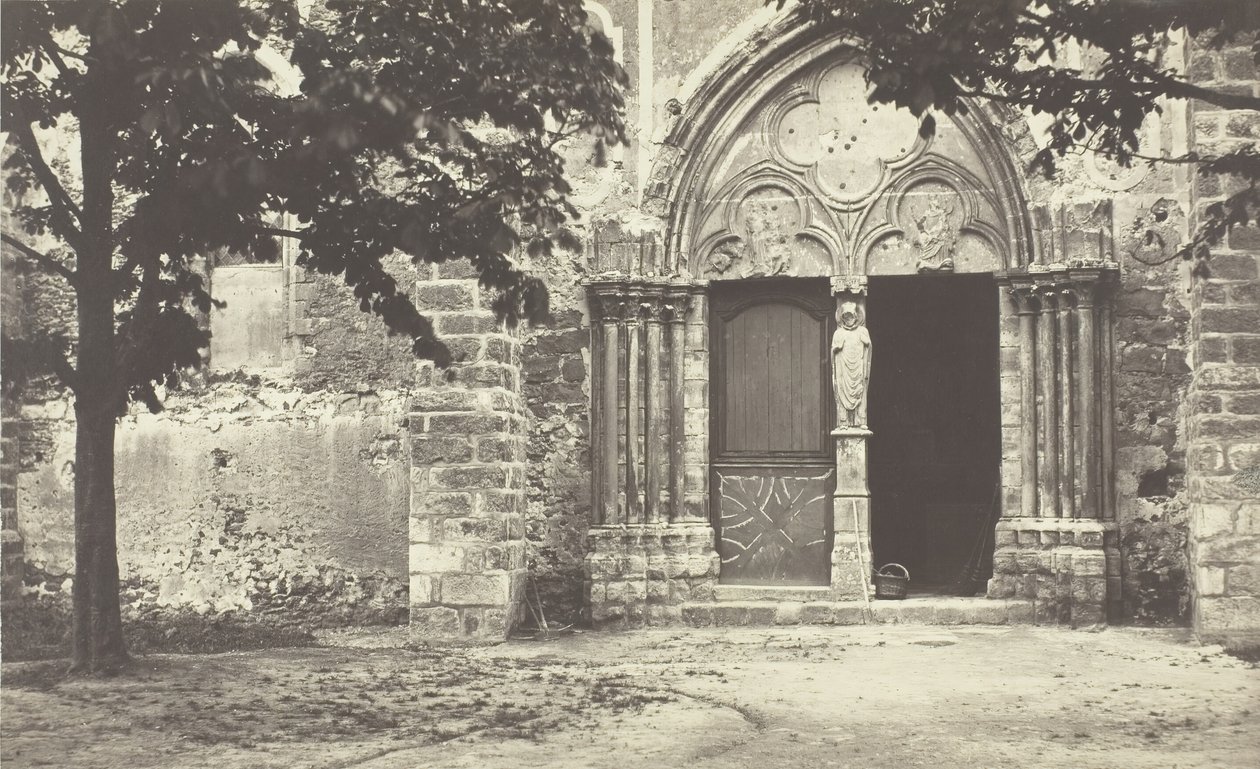 Église de Villeneuve le Comte, Seine-et-Marne, 1862 - Charles Marville