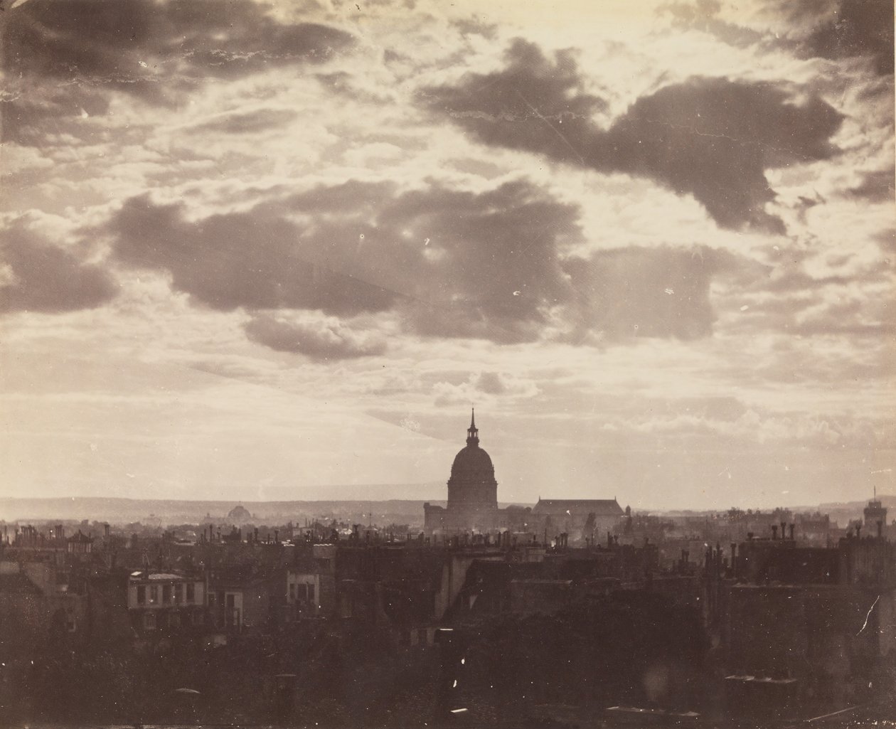 [Étude de nuages sur Paris], années 1850 - Charles Marville