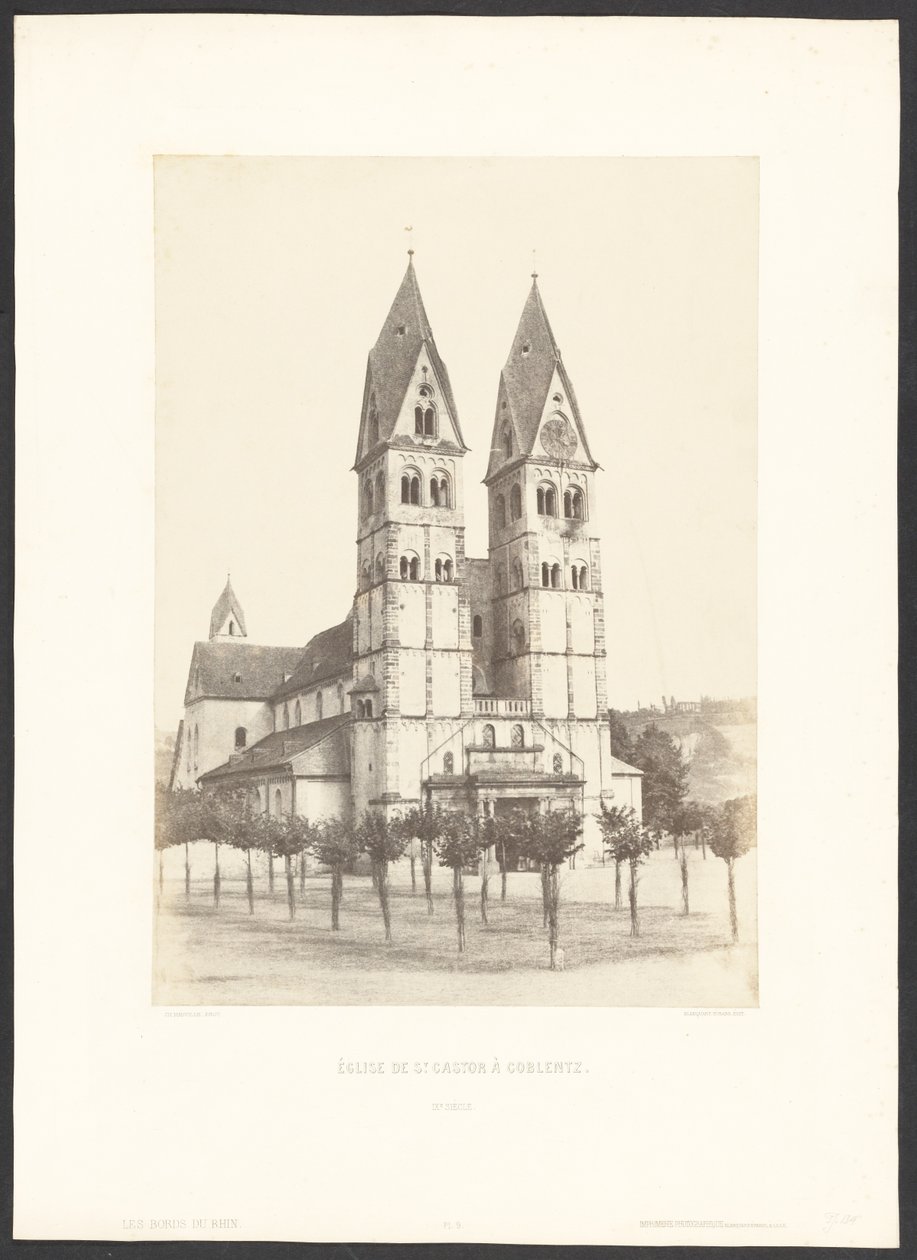 Église de St. Castor à Coblentz - Charles Marville