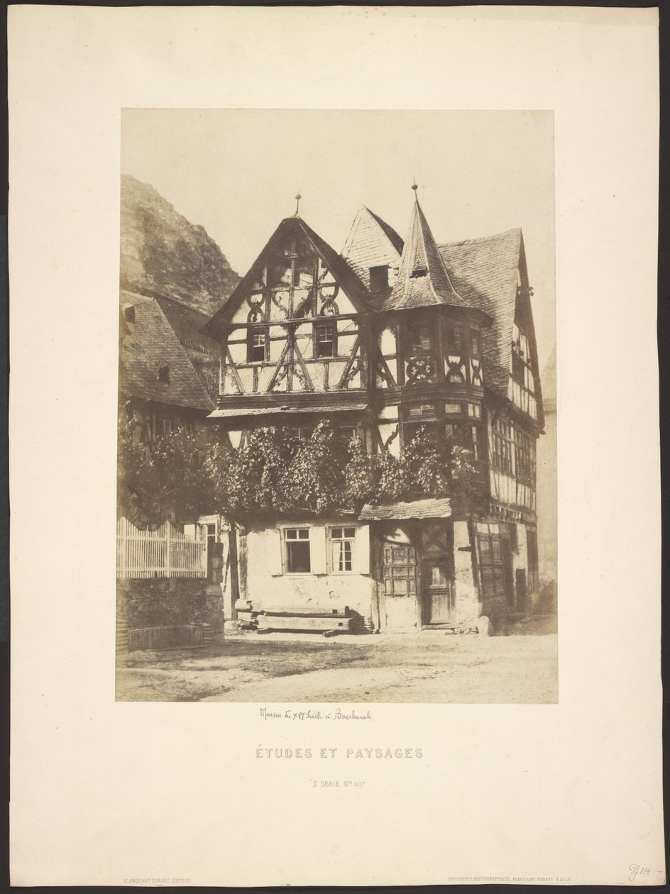 Études et Paysages: Maison du XVIe siécle, à Baccharah - Charles Marville