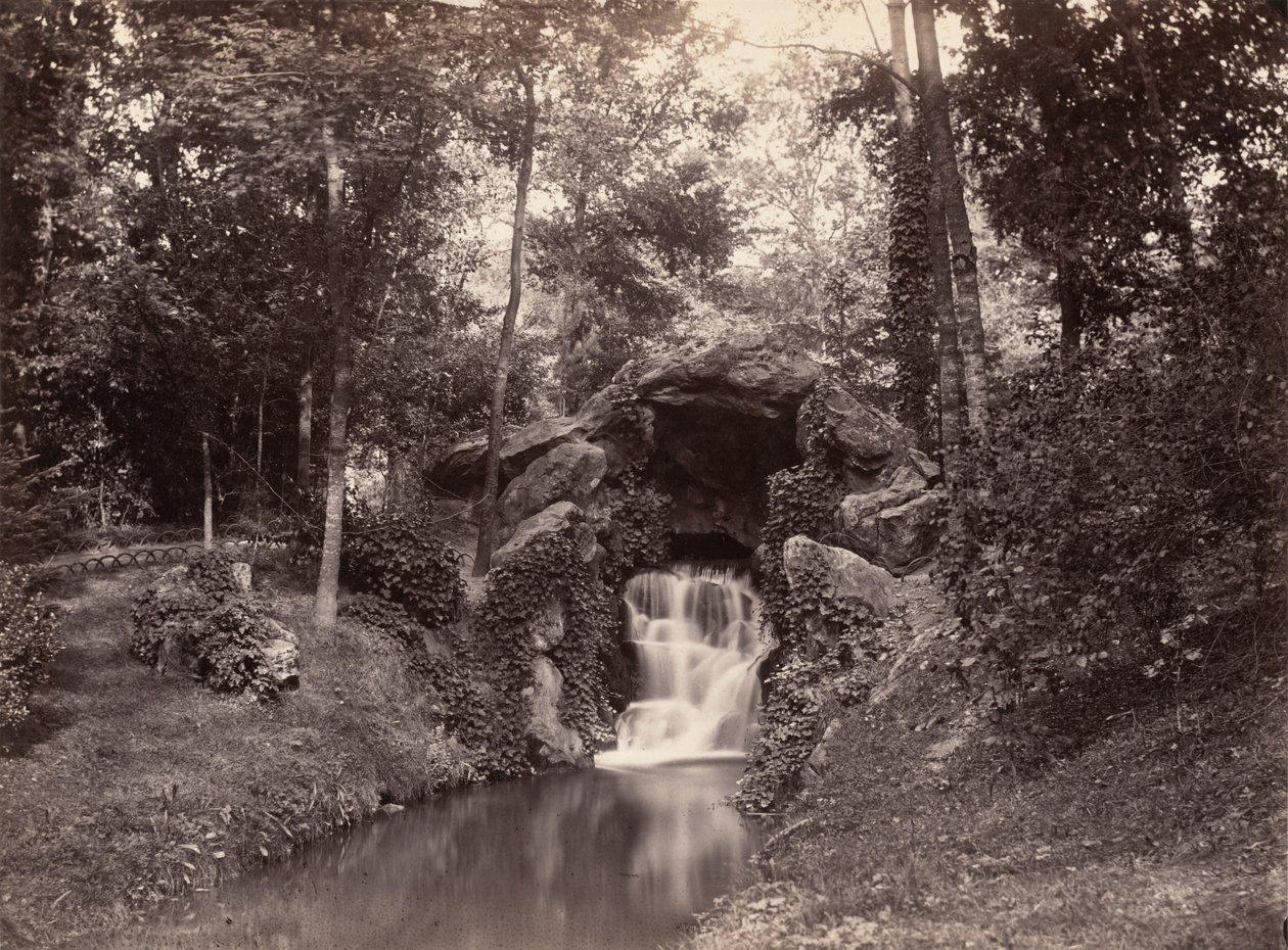 Grotte dans le Bois de Boulogne - Charles Marville