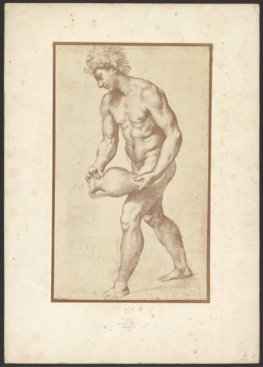 [Homme au vase de Raphaël] - Charles Marville