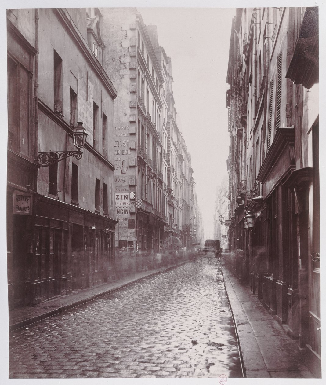 Rue de Gravilliers, depuis la rue du Temple, Paris, 1858-78 - Charles Marville