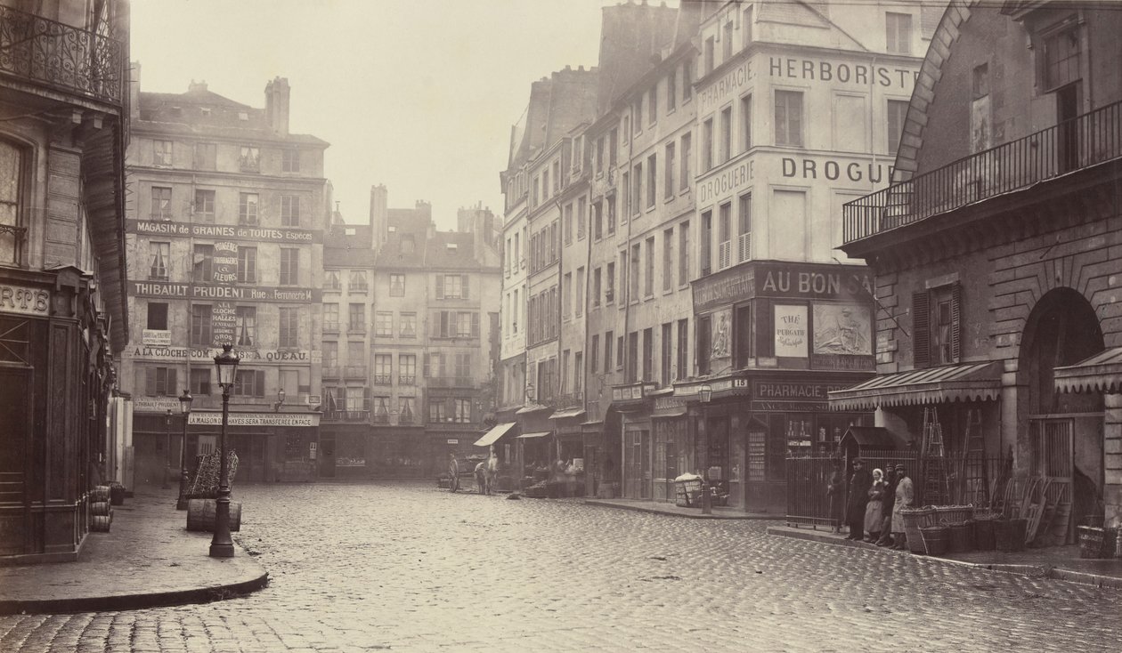 Rue de la Lingerie, de la rue Berger - Charles Marville