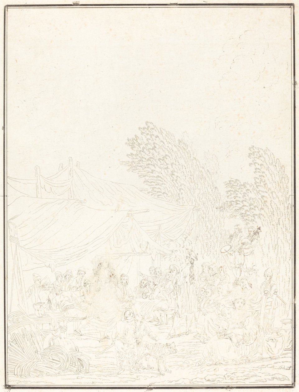 Noce de Village - Charles Melchior Descourtis