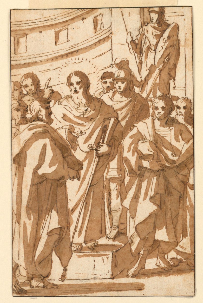 Saint Paul prêchant sur l