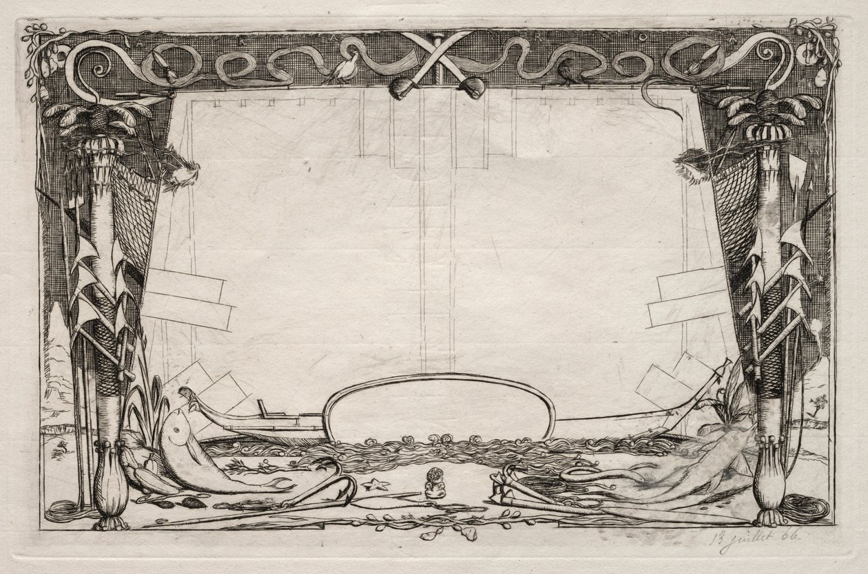 Voyage en Nouvelle-Zélande 1842-1846 : Couverture, 1866 - Charles Meryon