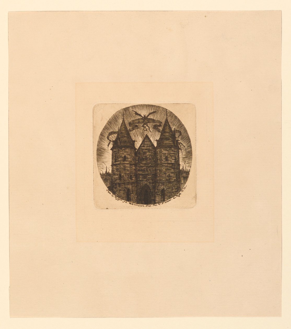 Ancienne Porte du Palais de Justice - Charles Meryon