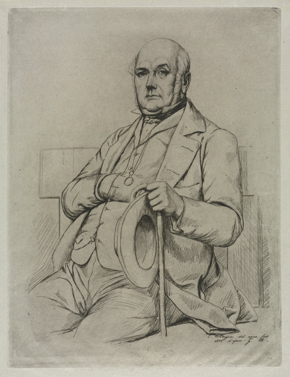 Casimir Le Conte, 1856 - Charles Meryon