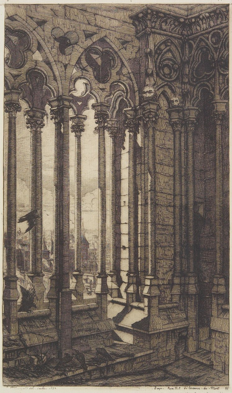 Galerie de Notre-Dame - Charles Meryon