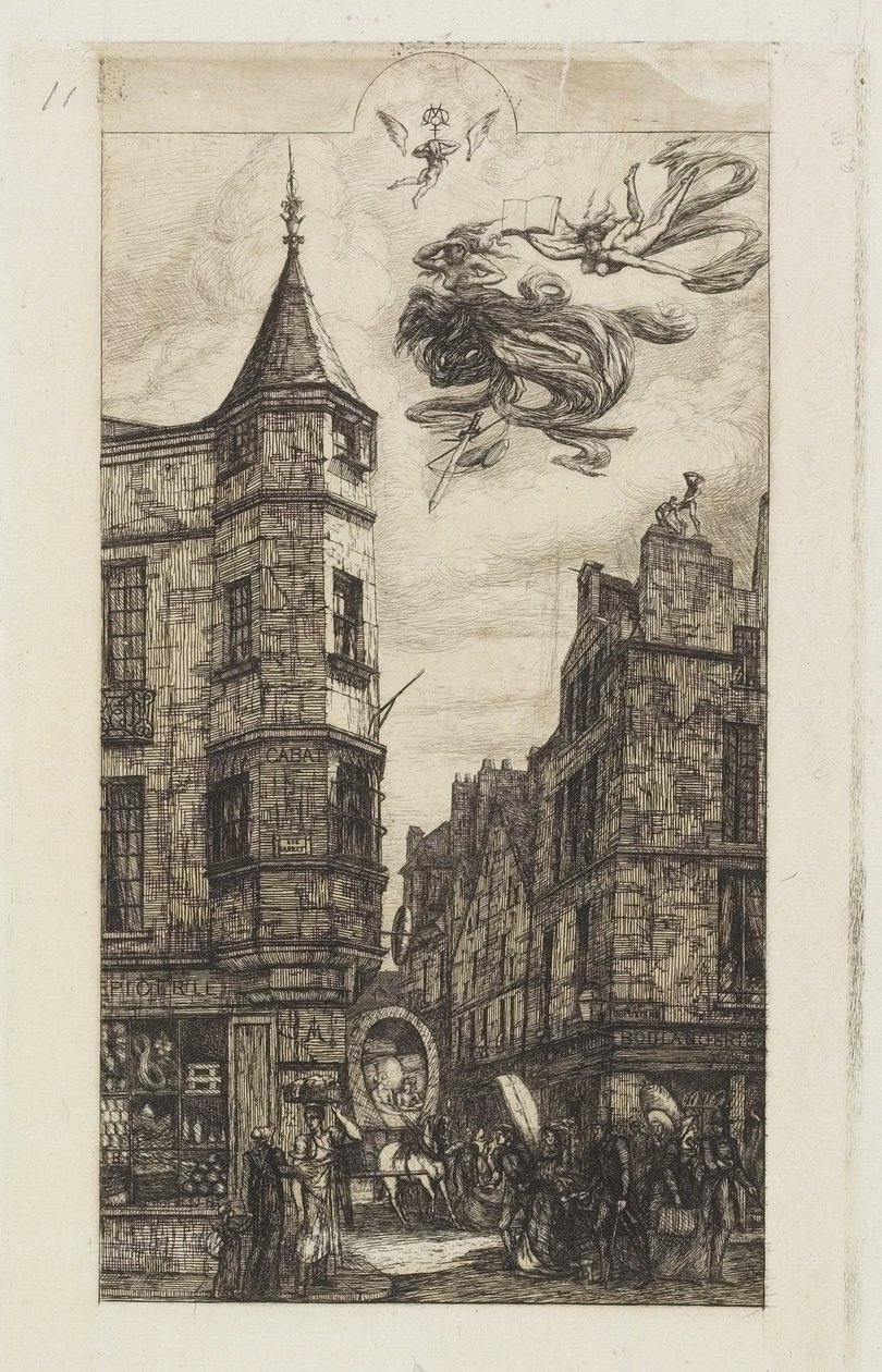 Maison à tourelle, n° 22 - Charles Meryon
