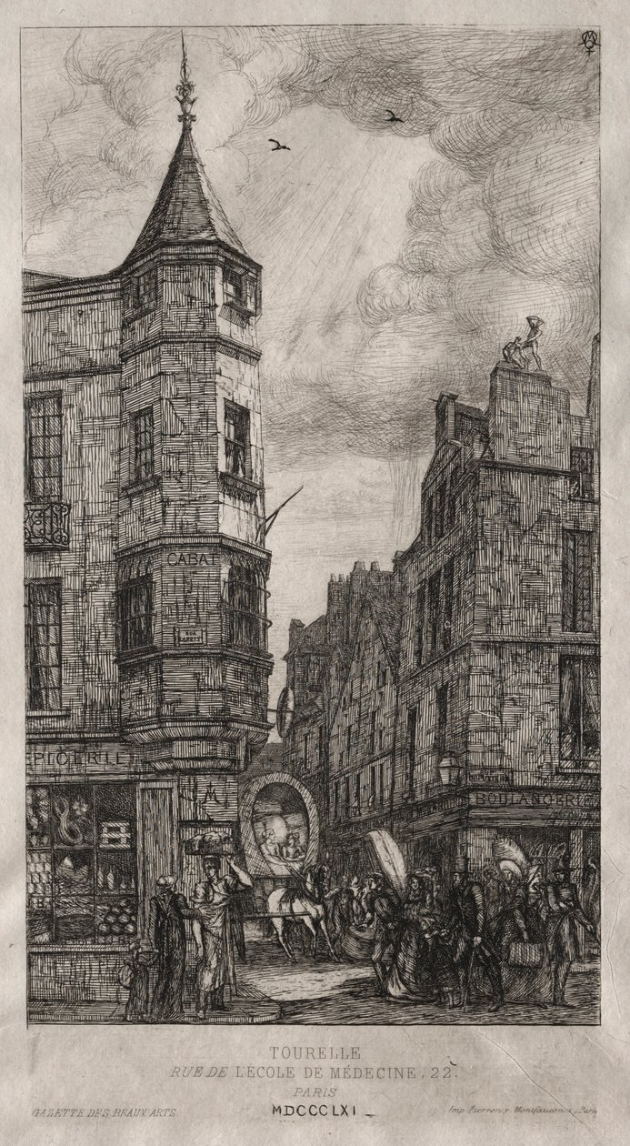 Maison avec une tourelle, n° 22 rue de l