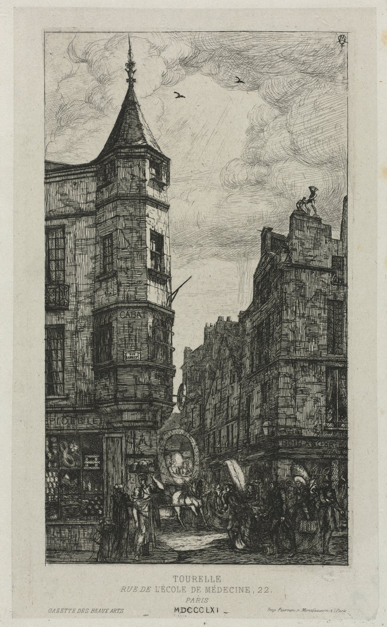 Maison avec une tourelle, n° 22, rue de l