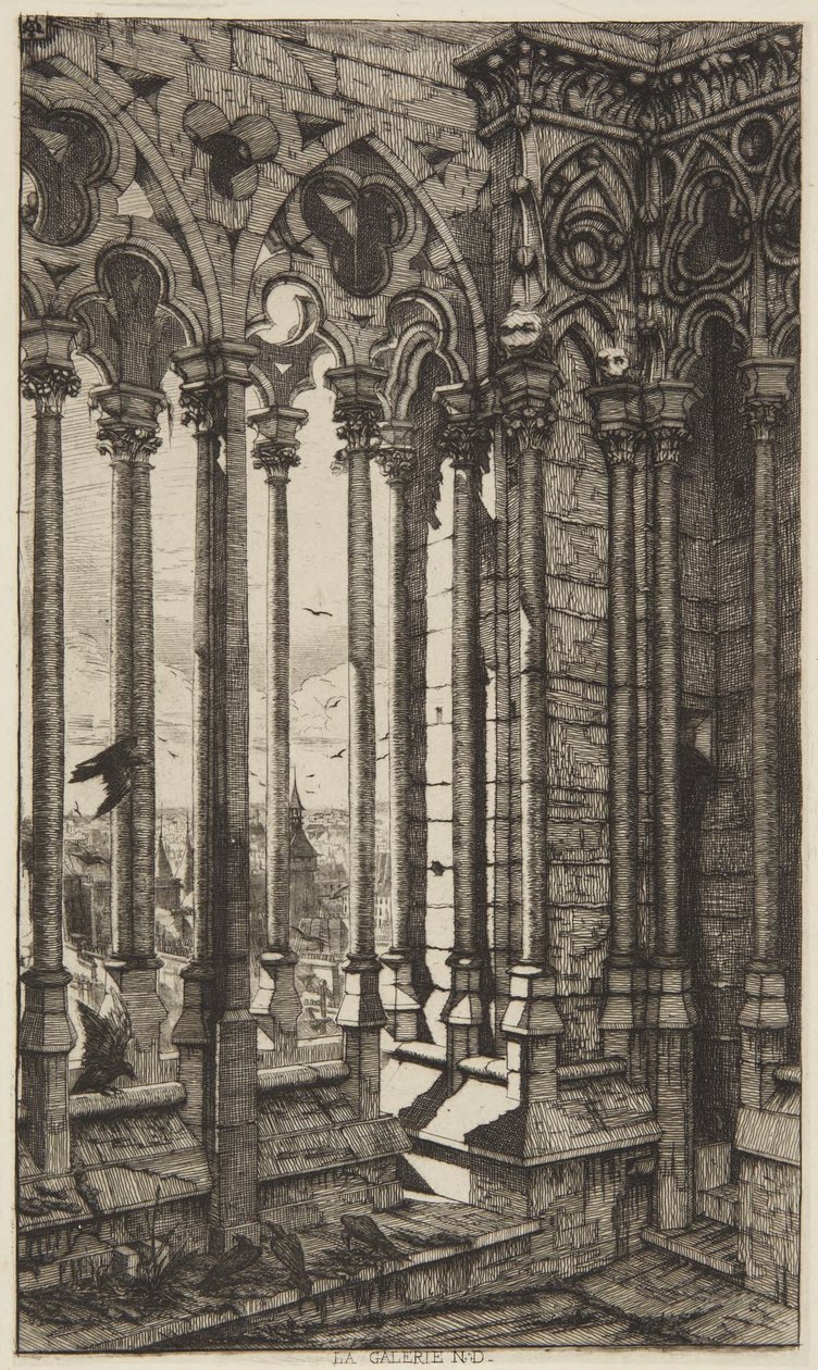 La Galerie, Notre-Dame - Charles Meryon