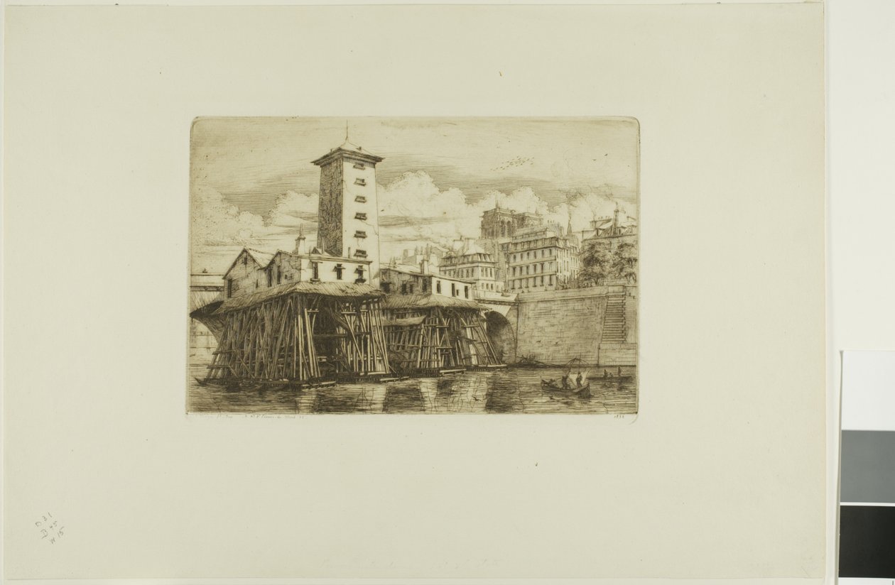 La Pompe Notre-Dame, Paris - Charles Meryon