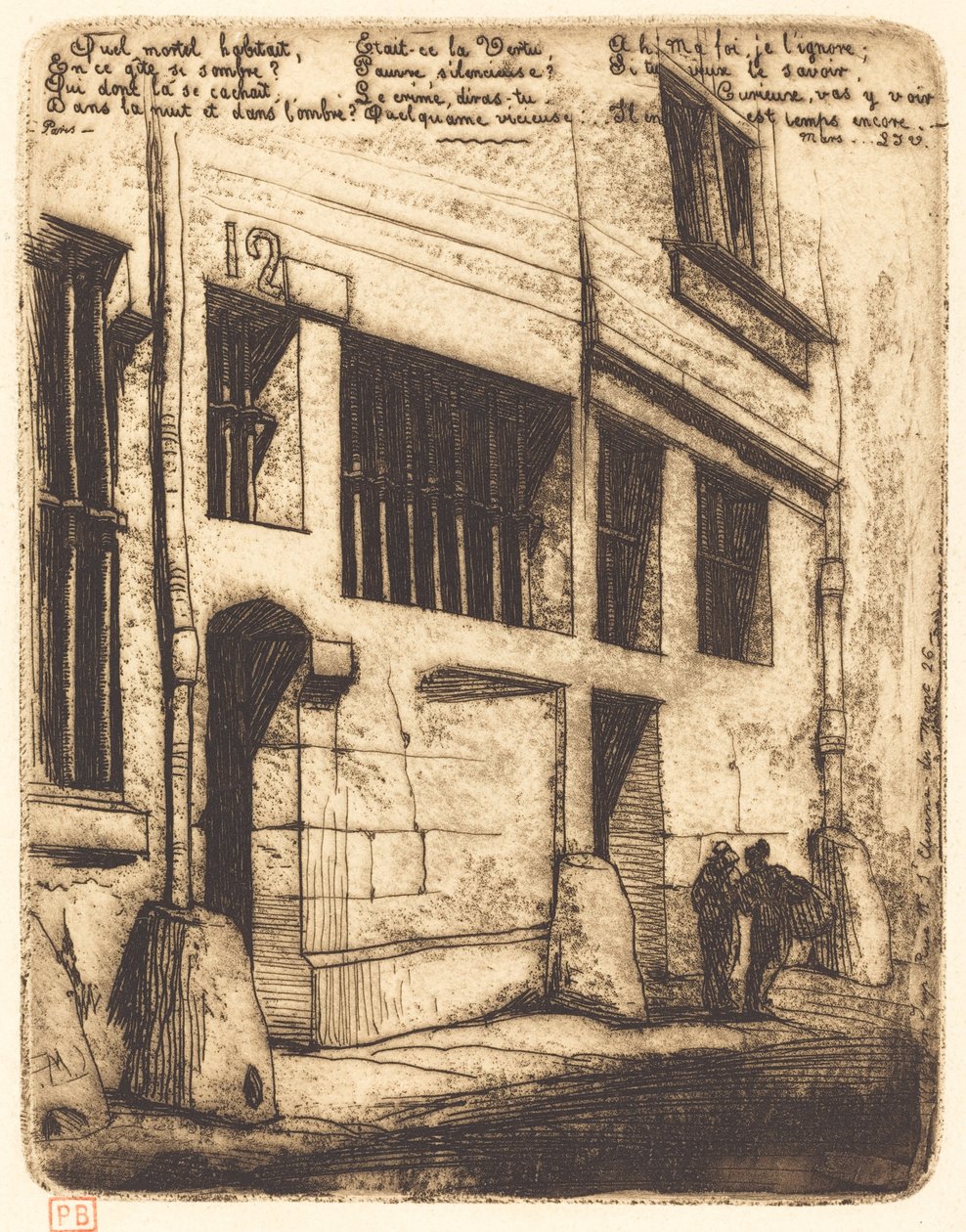 La Rue des Mauvais Garçons - Charles Meryon