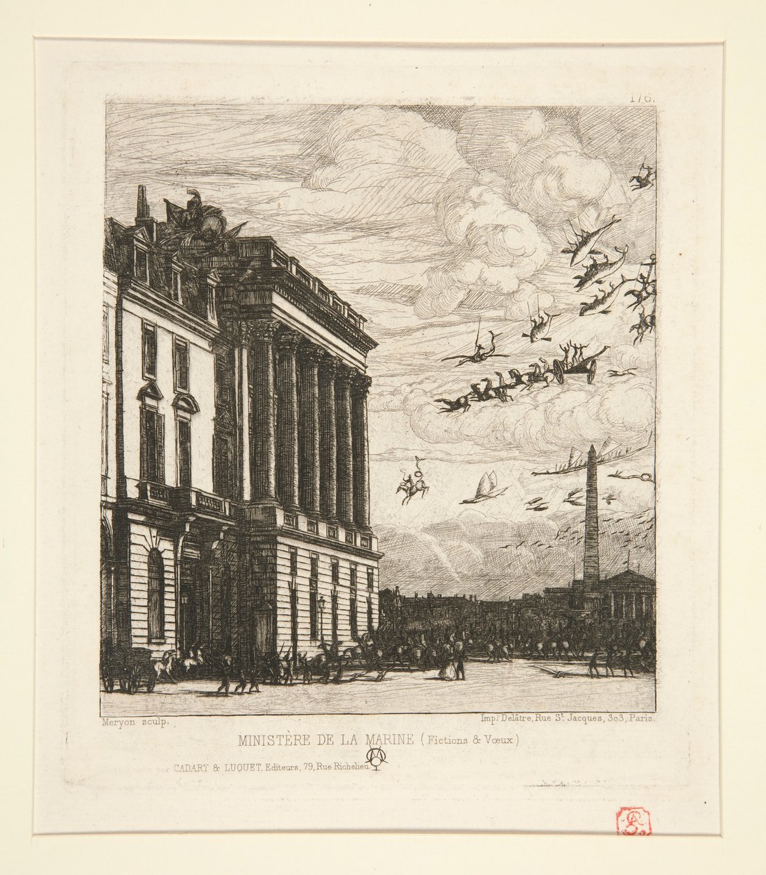 Le Ministère de la Marine - Charles Meryon
