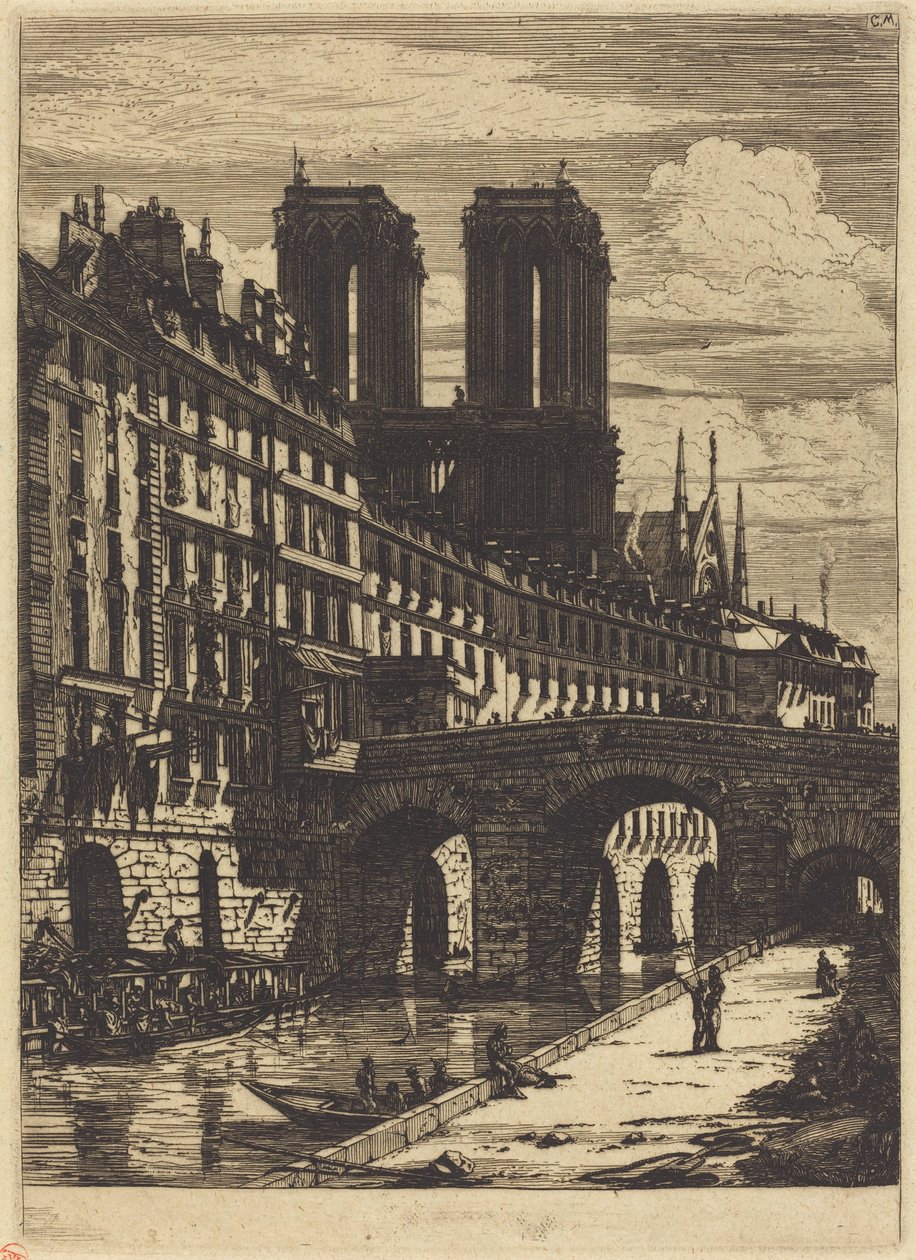 Le Petit Pont, Paris - Charles Meryon