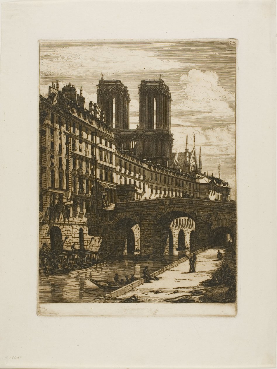 Le Petit Pont, Paris - Charles Meryon