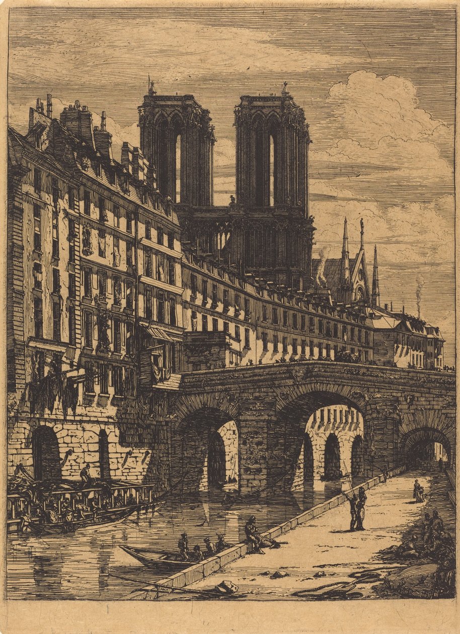 Le Petit Pont, Paris - Charles Meryon