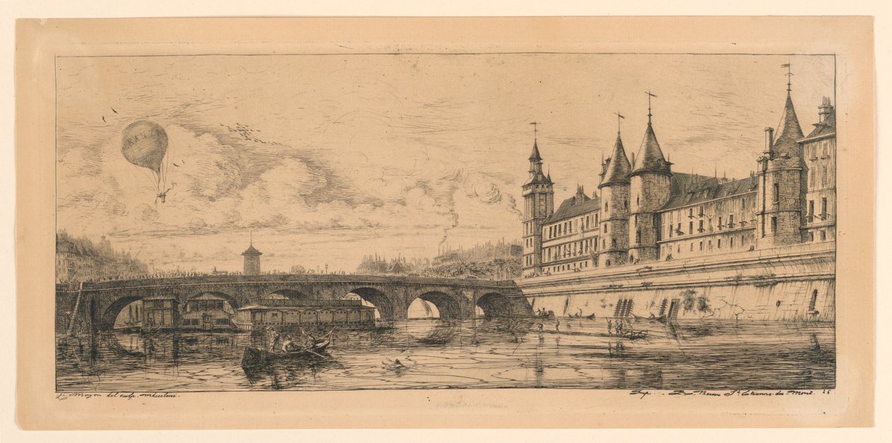 Le Pont-au-Change - Charles Meryon