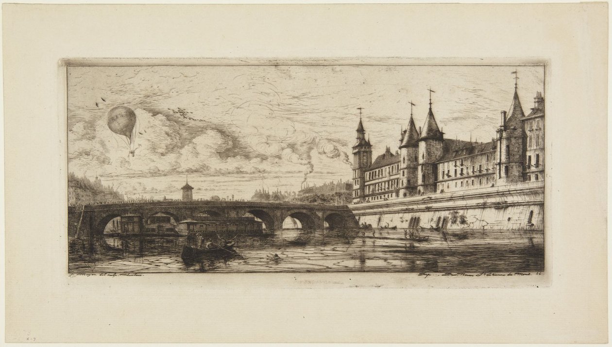 Le Pont-au-Change - Charles Meryon