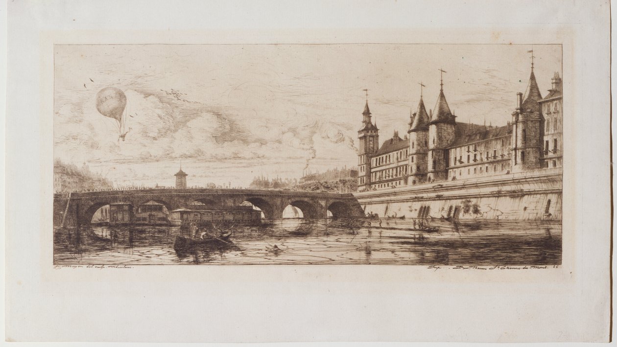 Le Pont au Change - Charles Meryon
