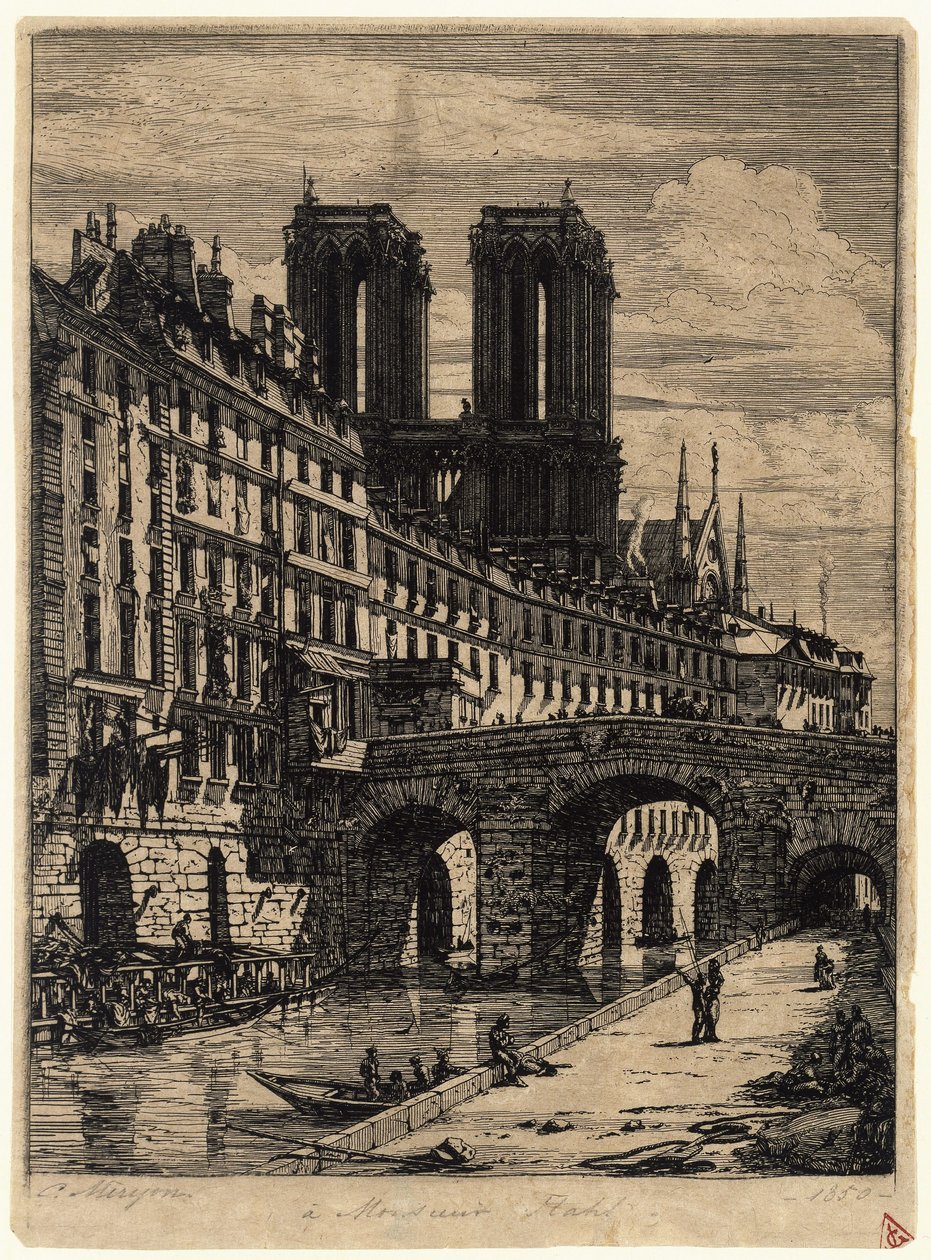 Le petit pont - Charles Meryon