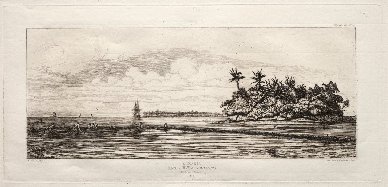 Océanie, 1845 - Charles Meryon