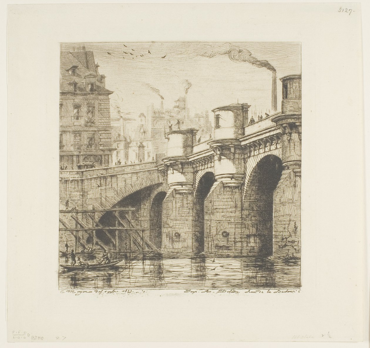 Pont-Neuf, Paris - Charles Meryon