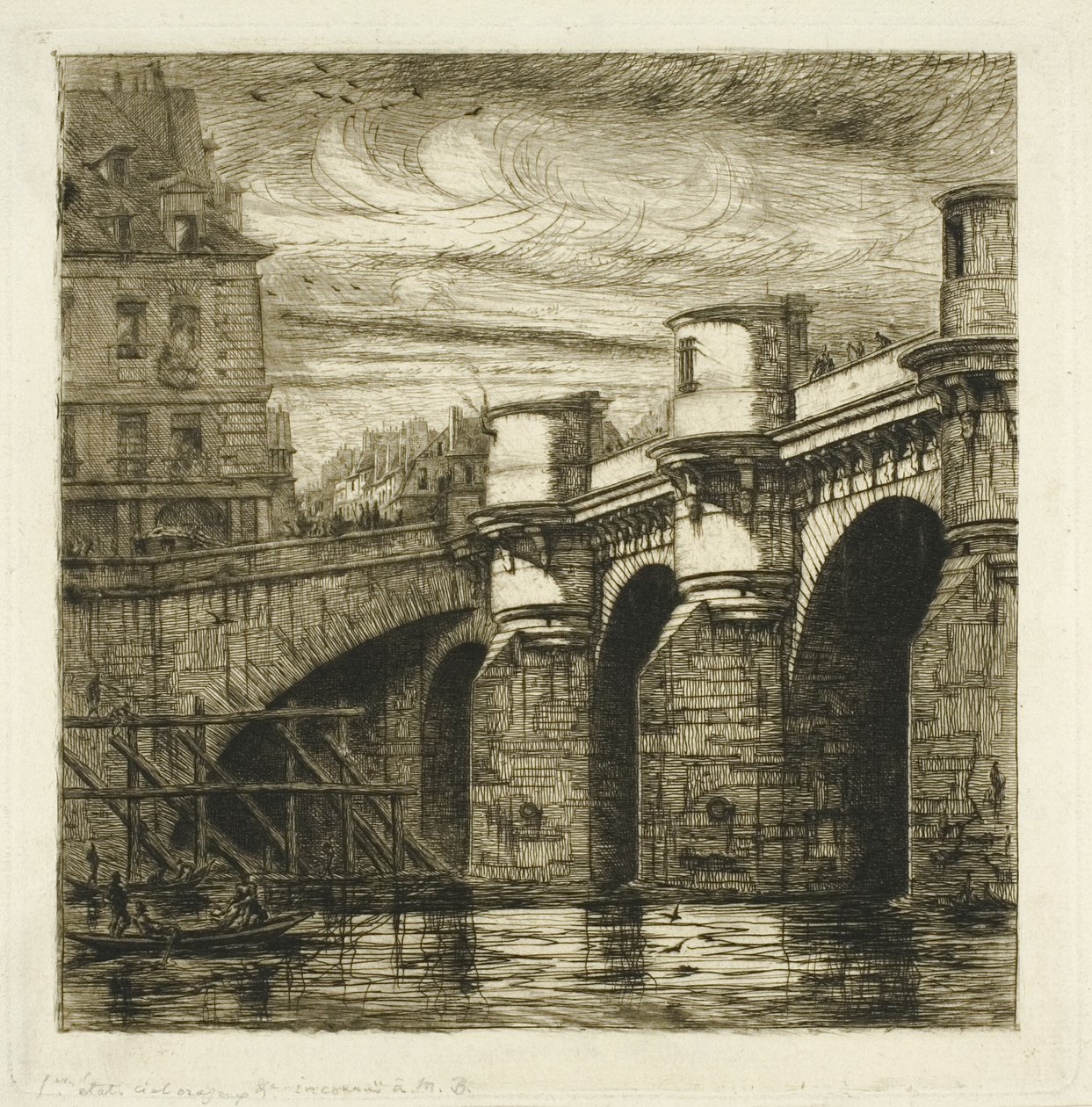 Pont-Neuf, Paris - Charles Meryon