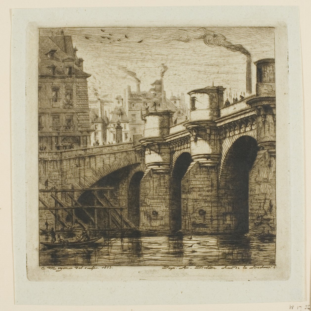 Pont-Neuf, Paris - Charles Meryon