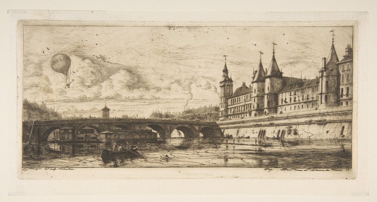 Pont au Change, Paris - Charles Meryon