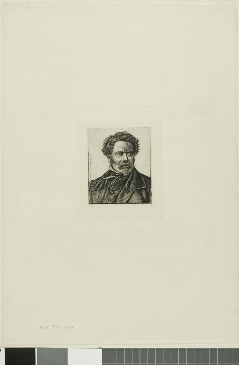 Portrait de Benjamin Fillon, écrivain et historien - Charles Meryon
