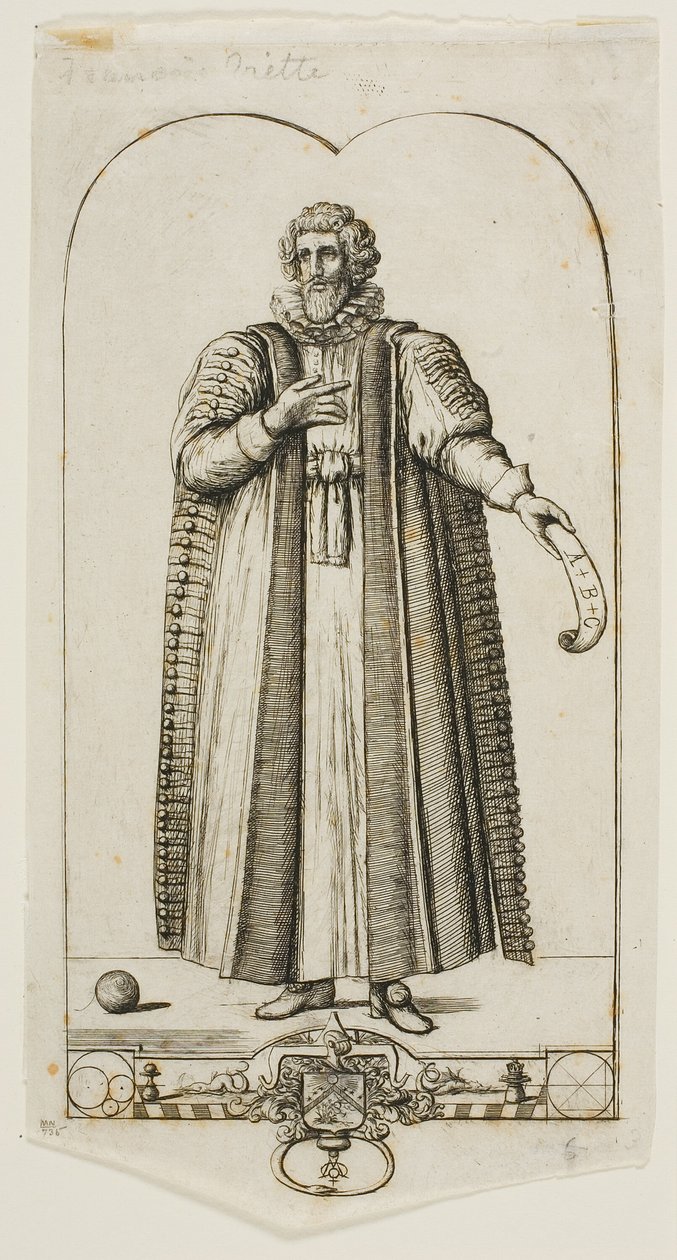 Portrait de François Viète - Charles Meryon